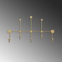 Wallity Iyon-A Gancho de pared metálico Dorado